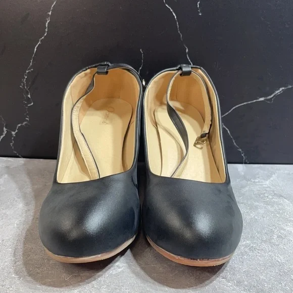 Detina Wedges Black Size 9m - Picture 2 of 9